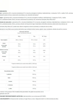 Bcaa + Glutamine Zero - 480g De Biotech Usa Sabor Naranja