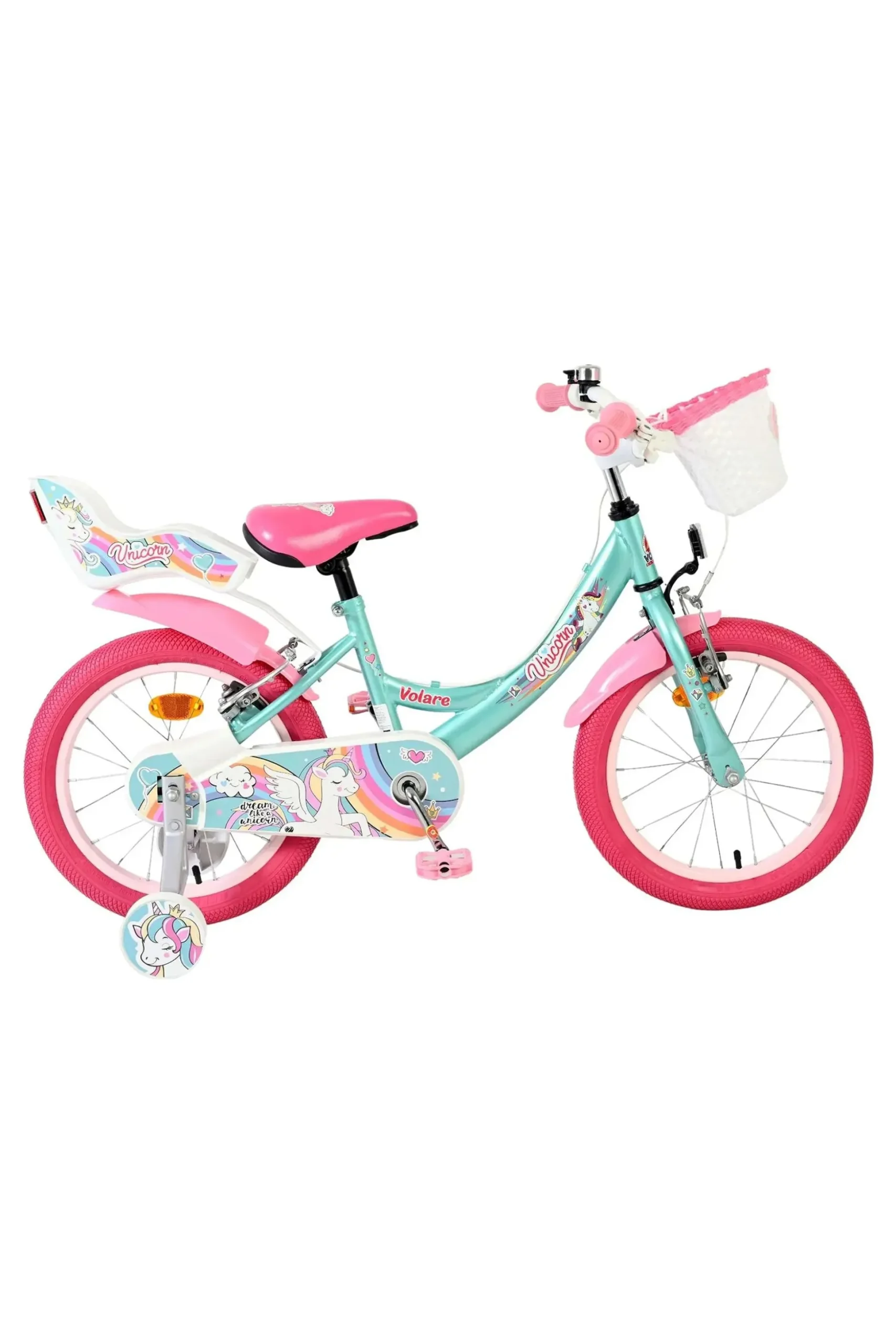 Bicicleta Niños 16 Pulgadas Volare Unicorn 5-7 Años
