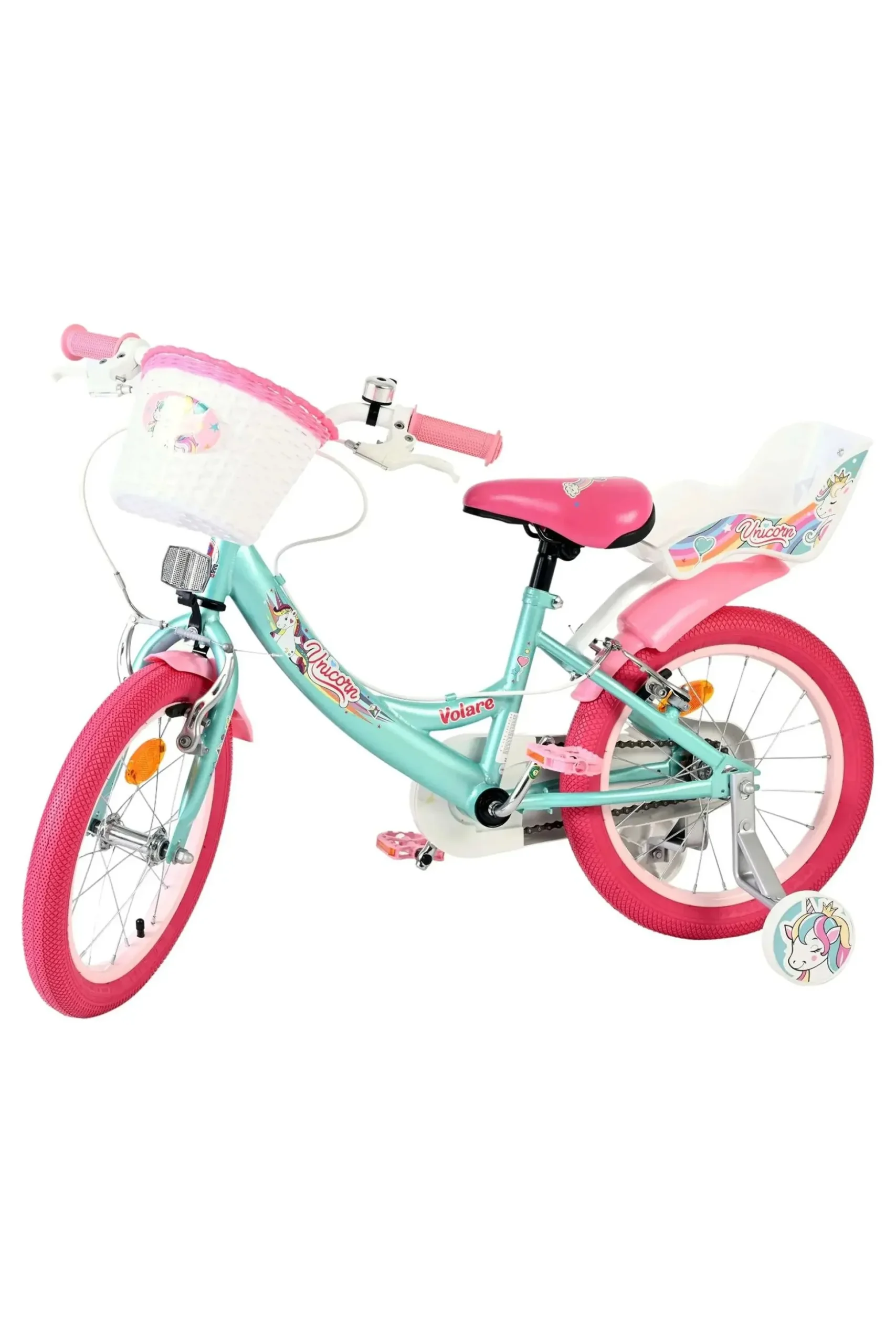 Bicicleta Niños 16 Pulgadas Volare Unicorn 5-7 Años