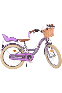 Bicicleta Niños 18 Pulgadas Volare Blossom 5-7 Años Púrpura
