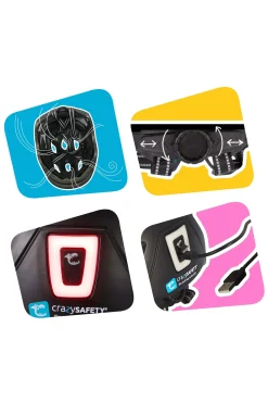 Casco De Bici Para Niños De 6 A 12 Años Crazy Safety