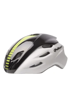 Casco Polisport Aero R Blanco Mate/negro/amarillo Flúor