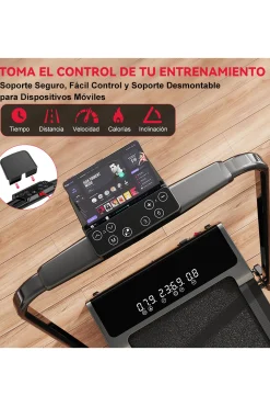 Cinta De Correr Y3, 1-10 Km/h, Inclinación Manual Del 12%