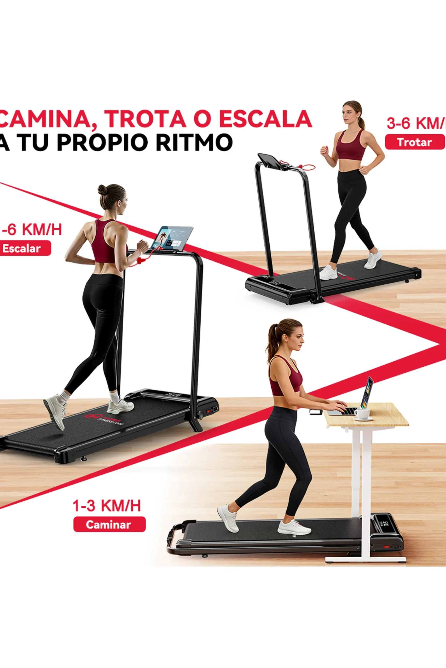 Cinta De Correr Z3fs, 1-6 Km/h
