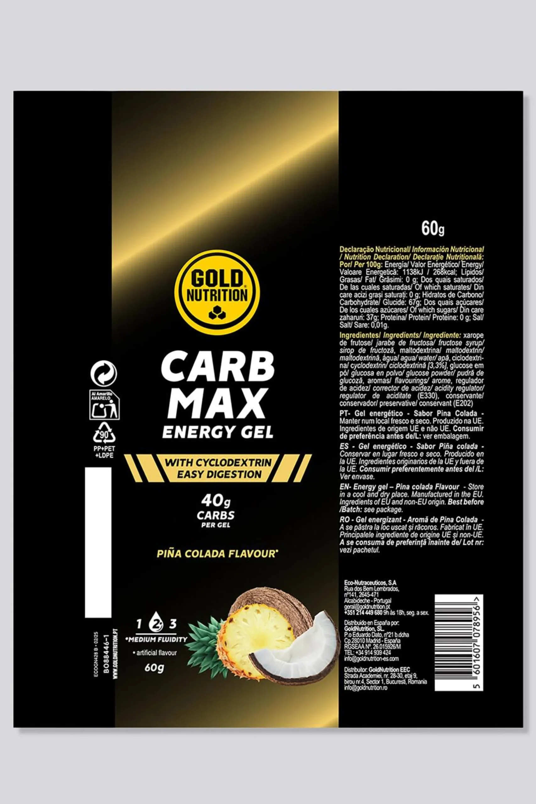 Gold Nutrition Carb Max Energy