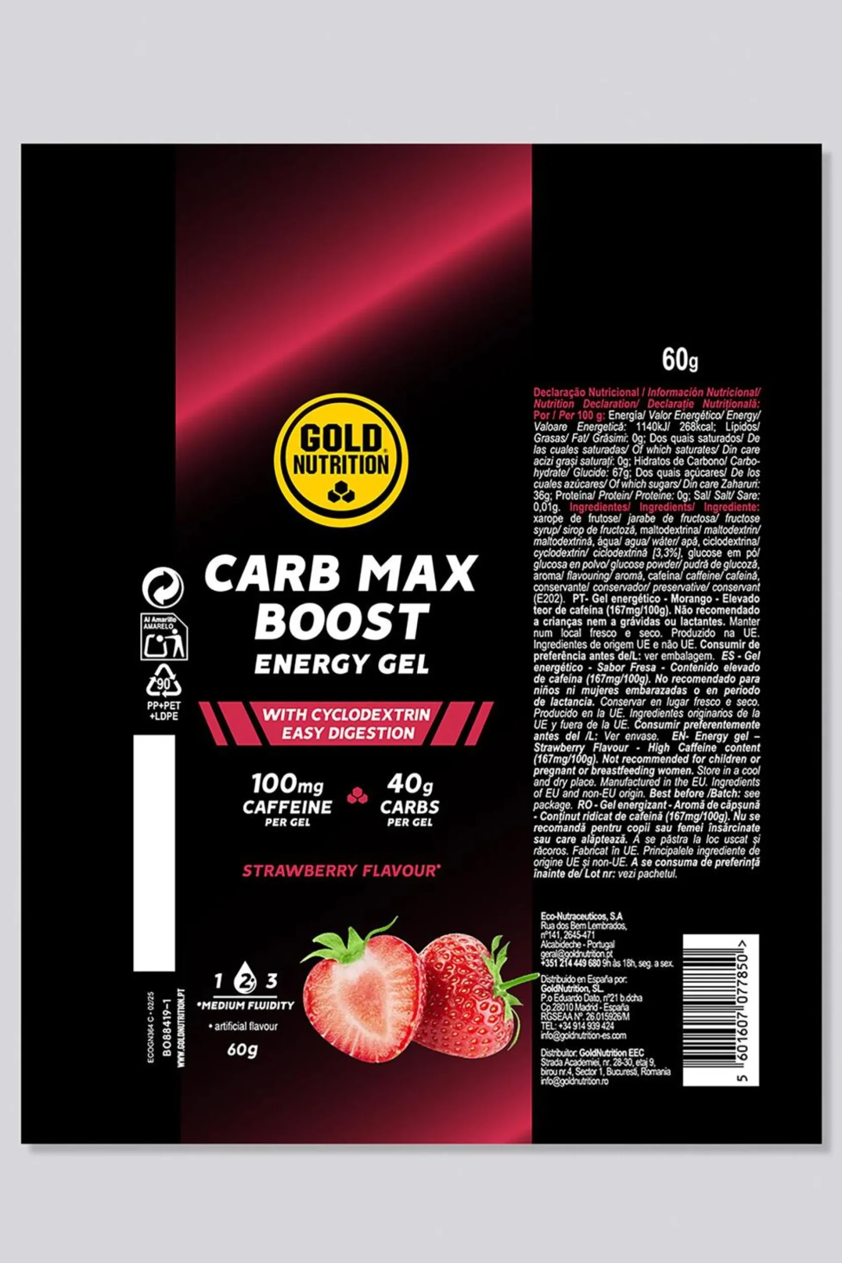 Gold Nutrition Carb Max Energy