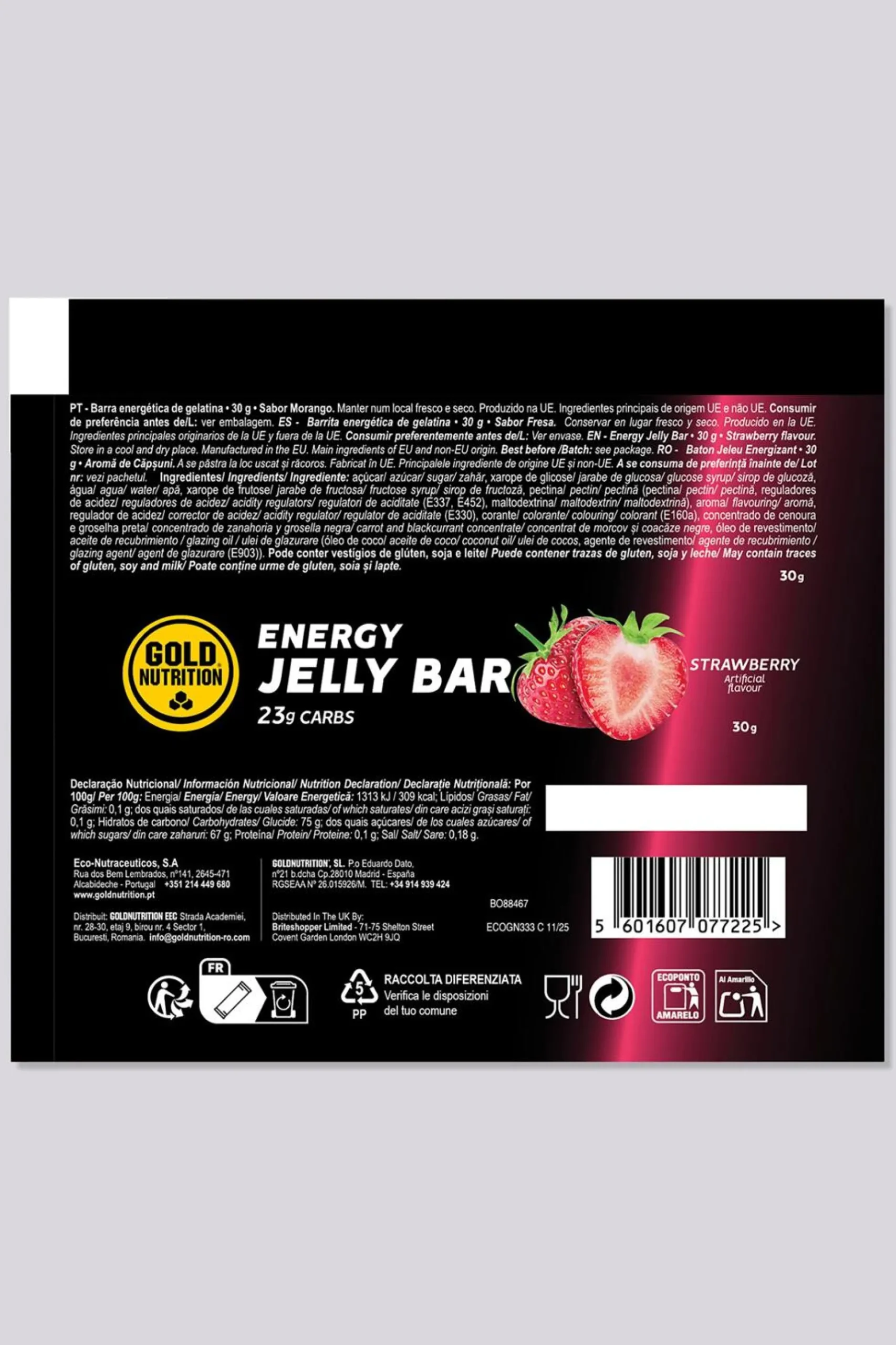 Gold Nutrition Jelly Fresa