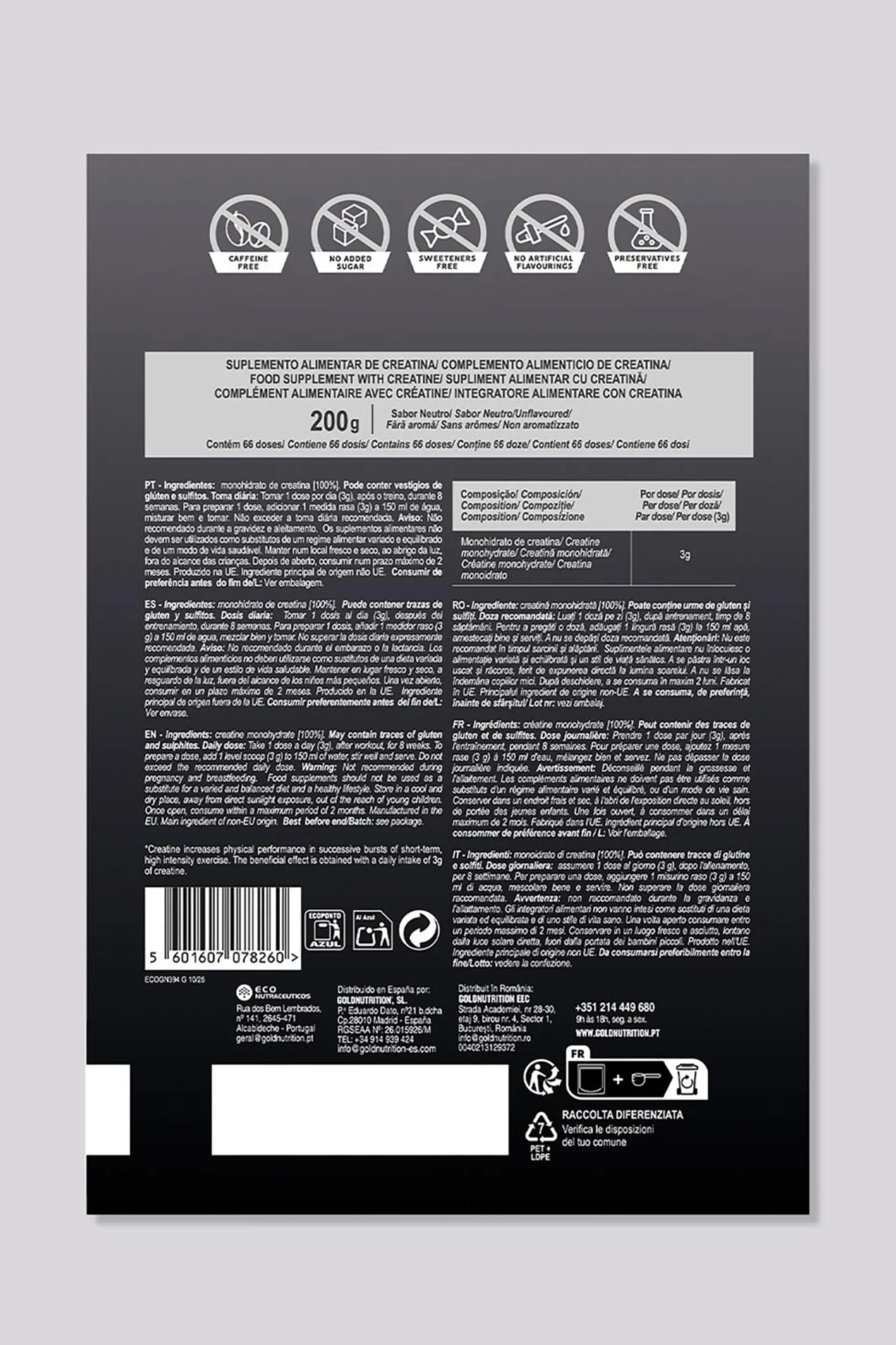 Gold Nutrition Monohydrate