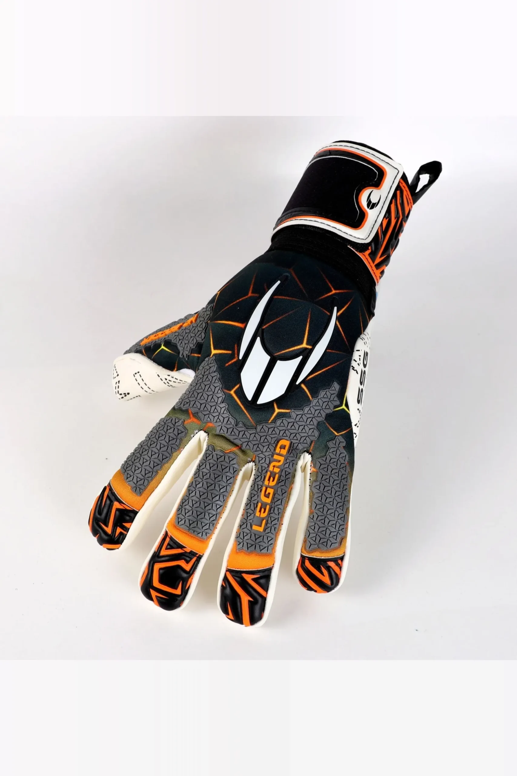 Guante De Portero Ho Soccer Infantil Ssg Legend III Ng Naranja Cell
