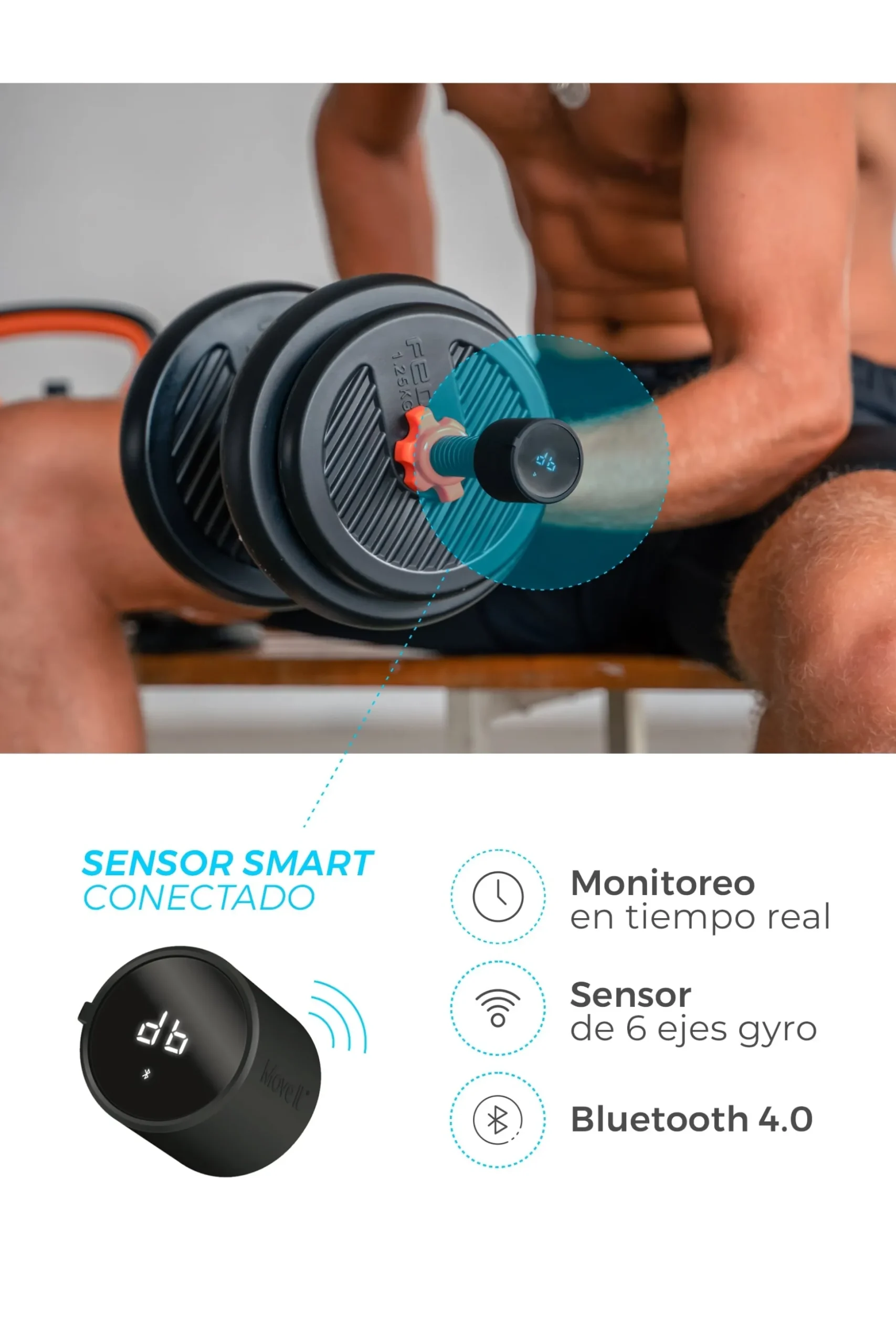 Kit Mancuernas, Barra Y Pesa Rusa Xiaomi Fed 20kg