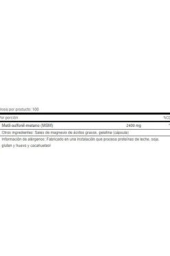 Mega Msm Scitec Nutrition 100 Cápsulas