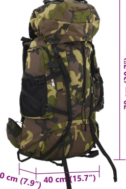 Mochila De Tela Oxford Vidaxl 80 L