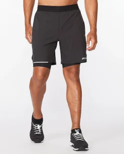 Pantalones Cortos 2xu Aero 2-en-1 7 Pulgadas