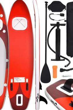 Set De Tabla De Paddle Surf Hinchable Vidaxl 330x76x10 CM
