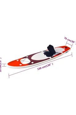 Set De Tabla De Paddle Surf Hinchable Vidaxl 330x76x10 CM