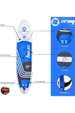 Tabla De Sup Con Accesorios X-rider X3 12' Dropstitch