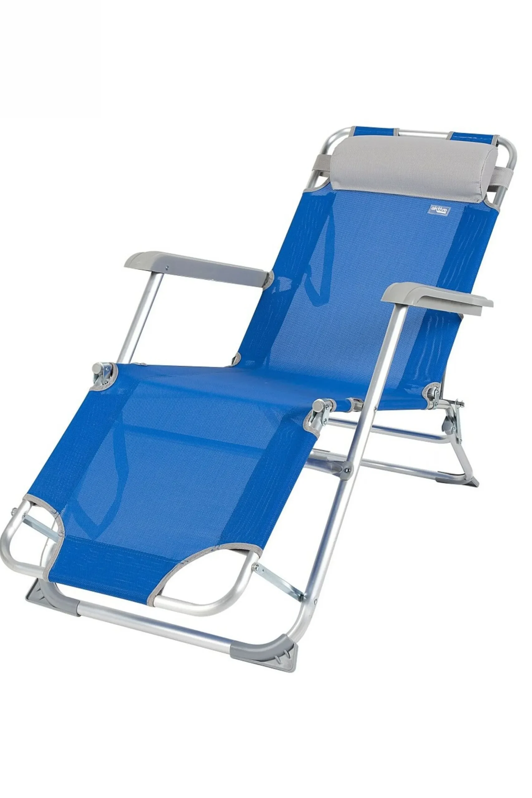 Tumbona Reclinable Aktive Azul 153 X 33 X 47 CM